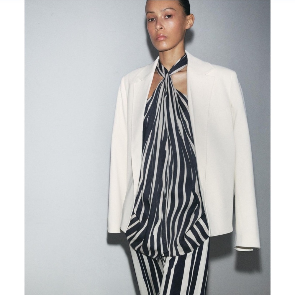 Zara Cream Women's Blazer